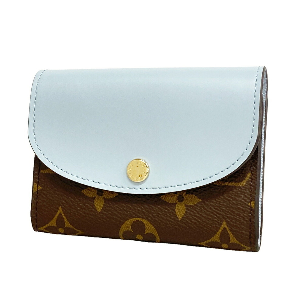 Louis Vuitton Monogram Portemonnaie Rosalie Wallet/Coin Case M83583 Blue Olym...
